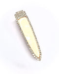 Molletta madreperla e strass