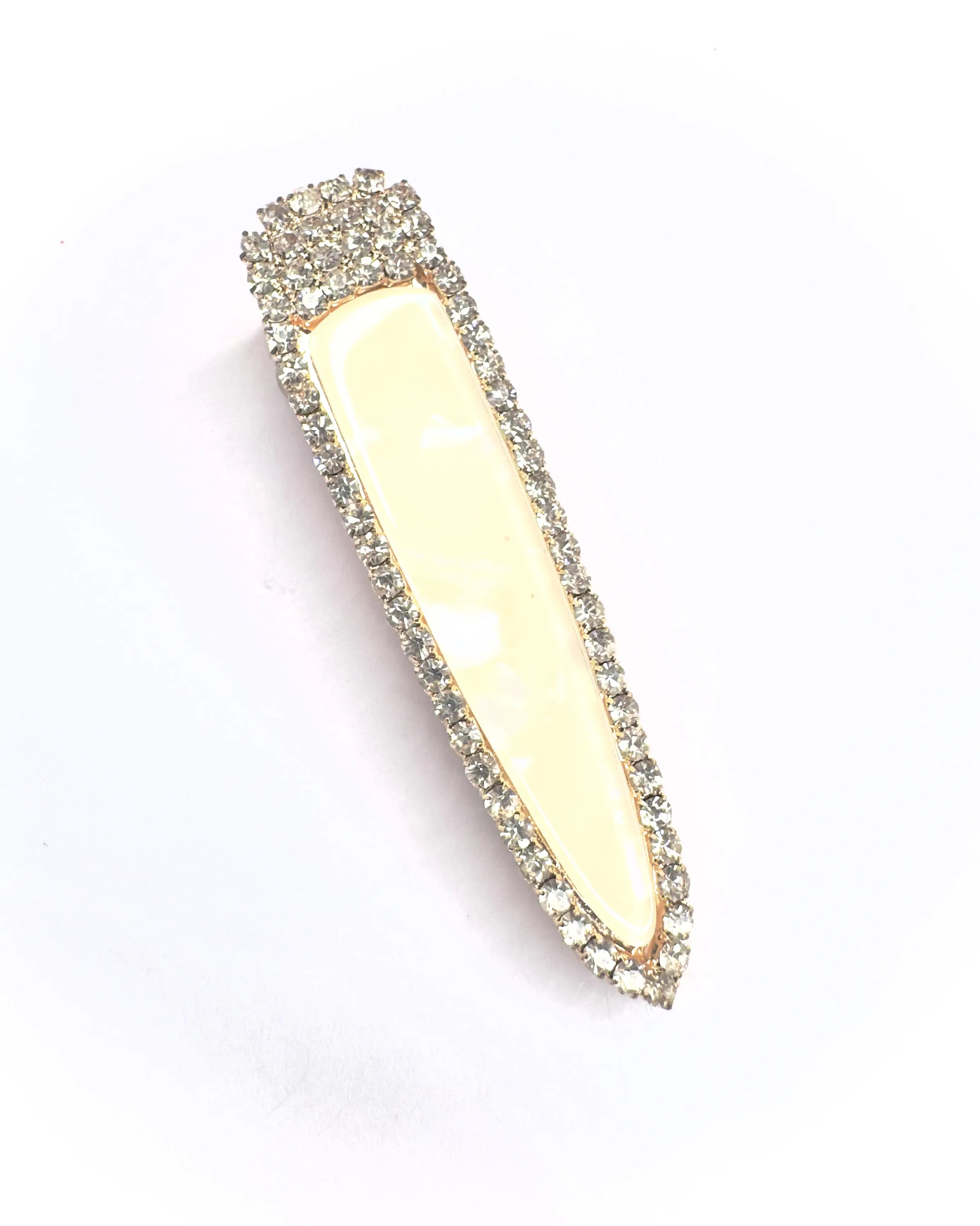 Molletta madreperla e strass