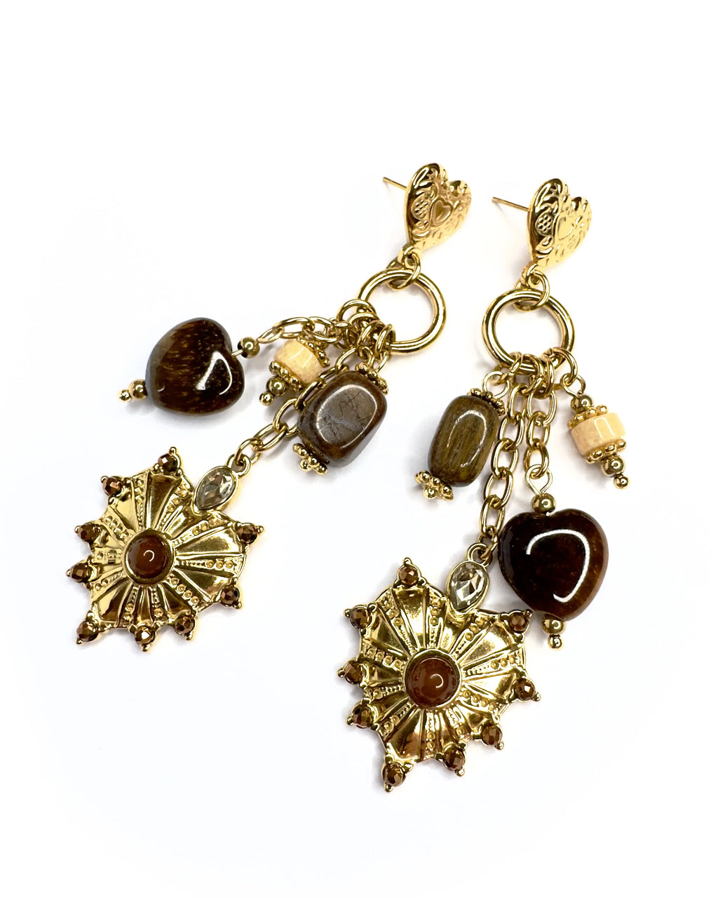 Orecchini Cuore grandioso charms