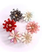 Pinza fiore per capelli media