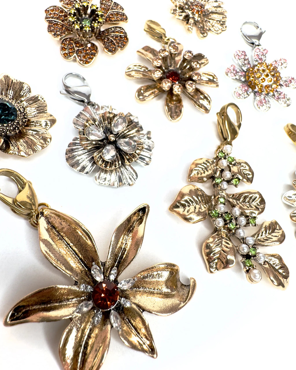 Charm fiore 3D Organic