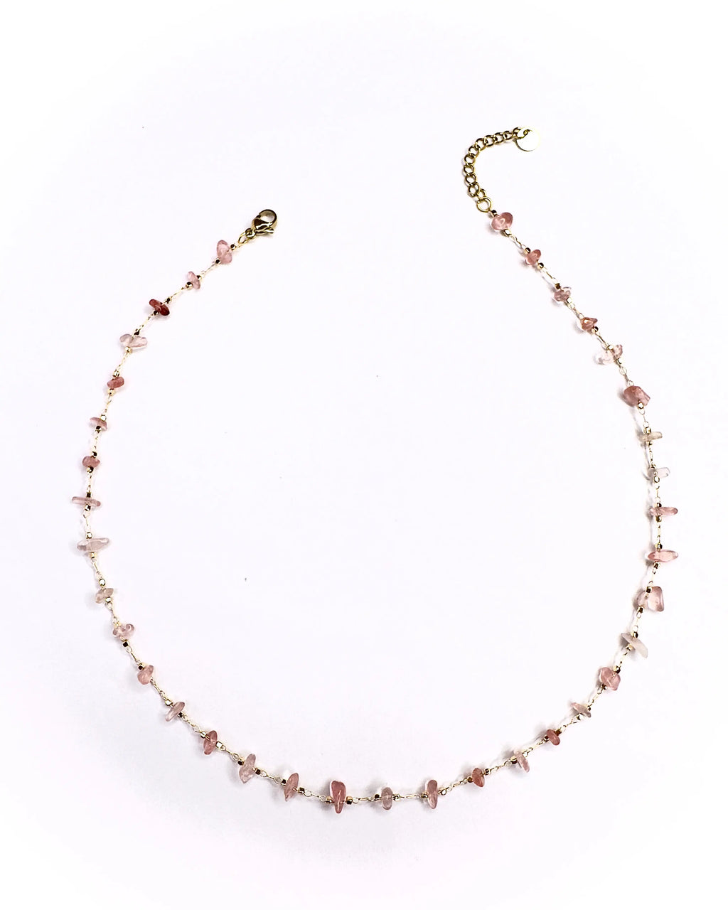 Collana girocollo pietrine chips