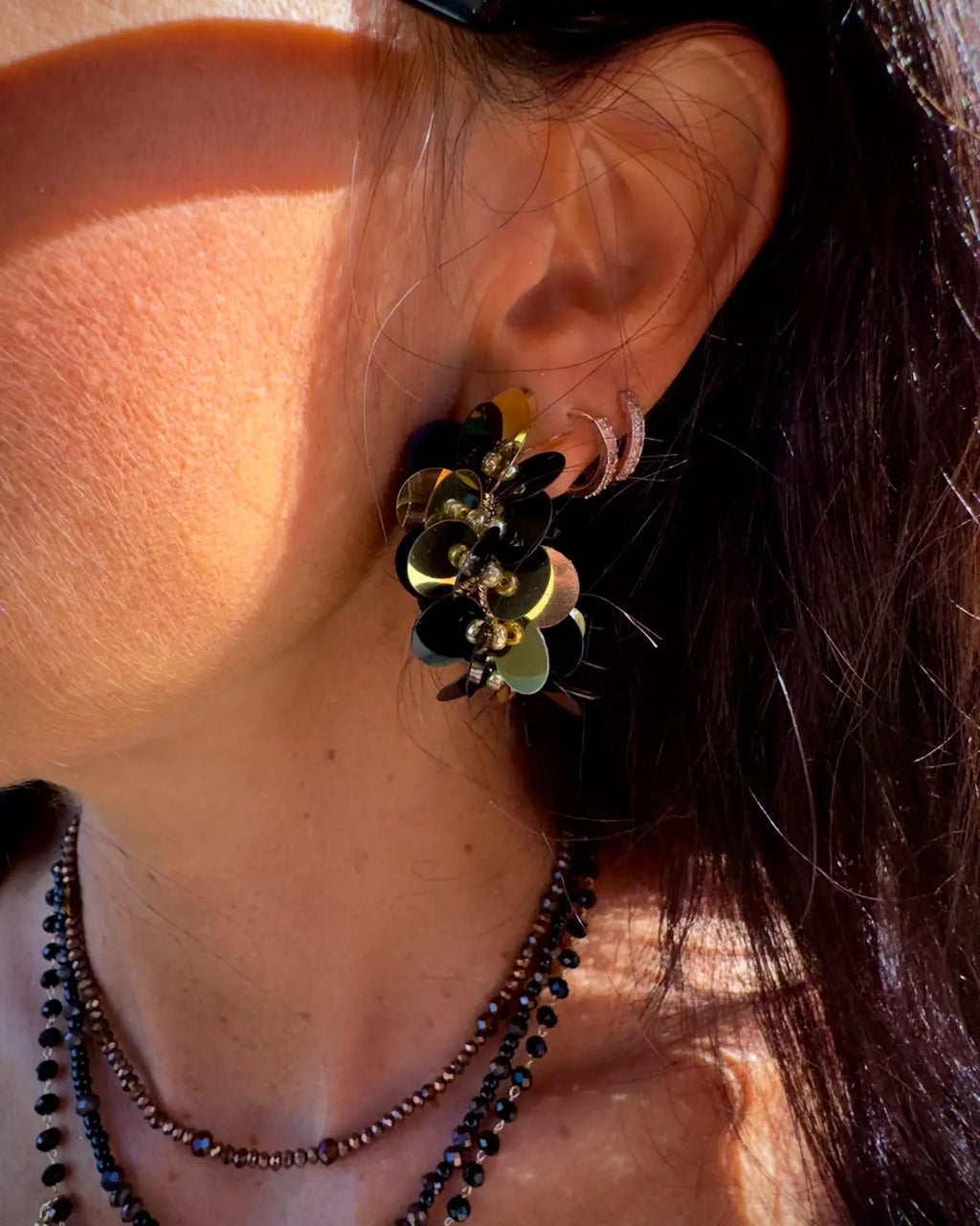 Orecchini paillettes