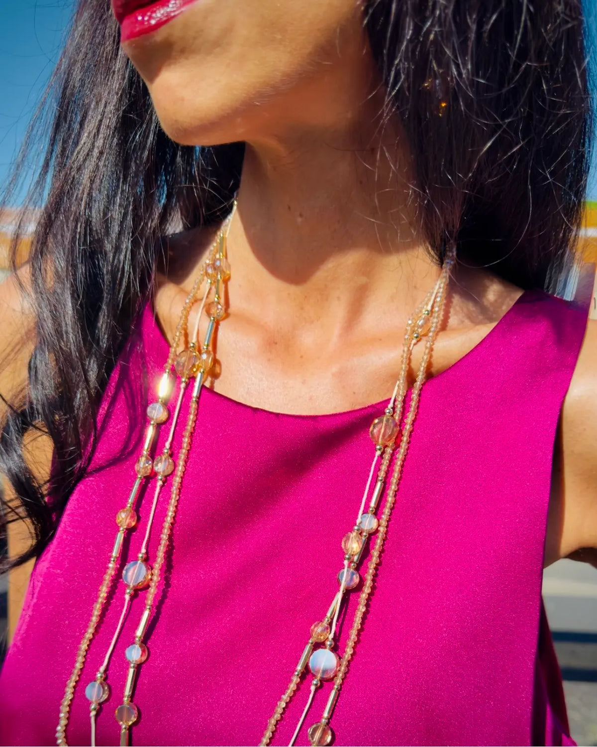 Collana multifilo Rapsodia