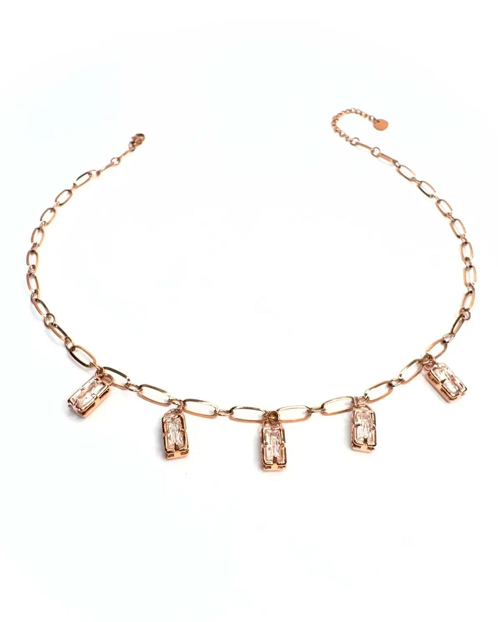 Collana Rettangoli charms Rose’