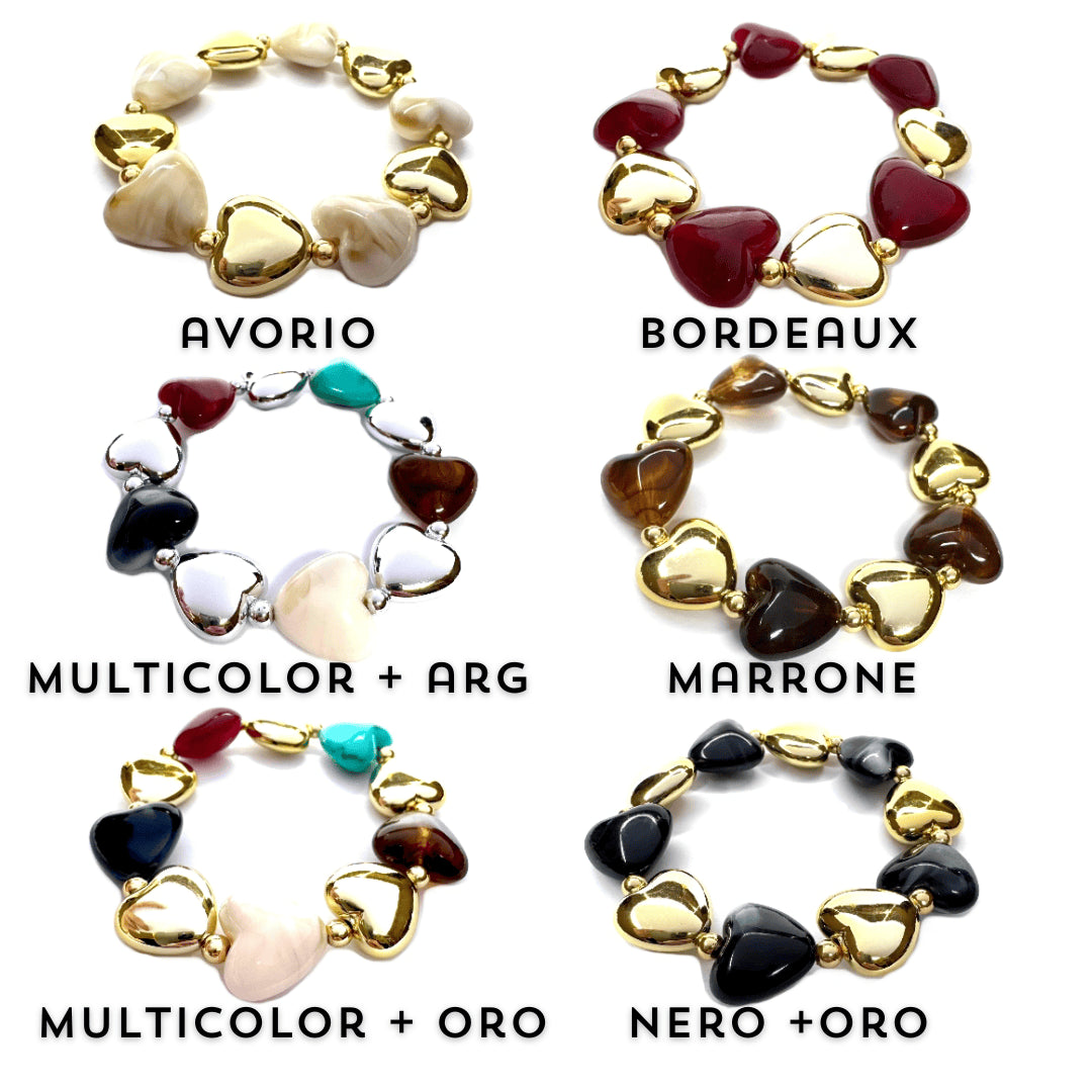 bracciale cuori
