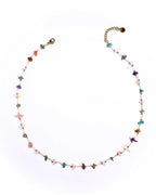 Collana girocollo pietrine chips