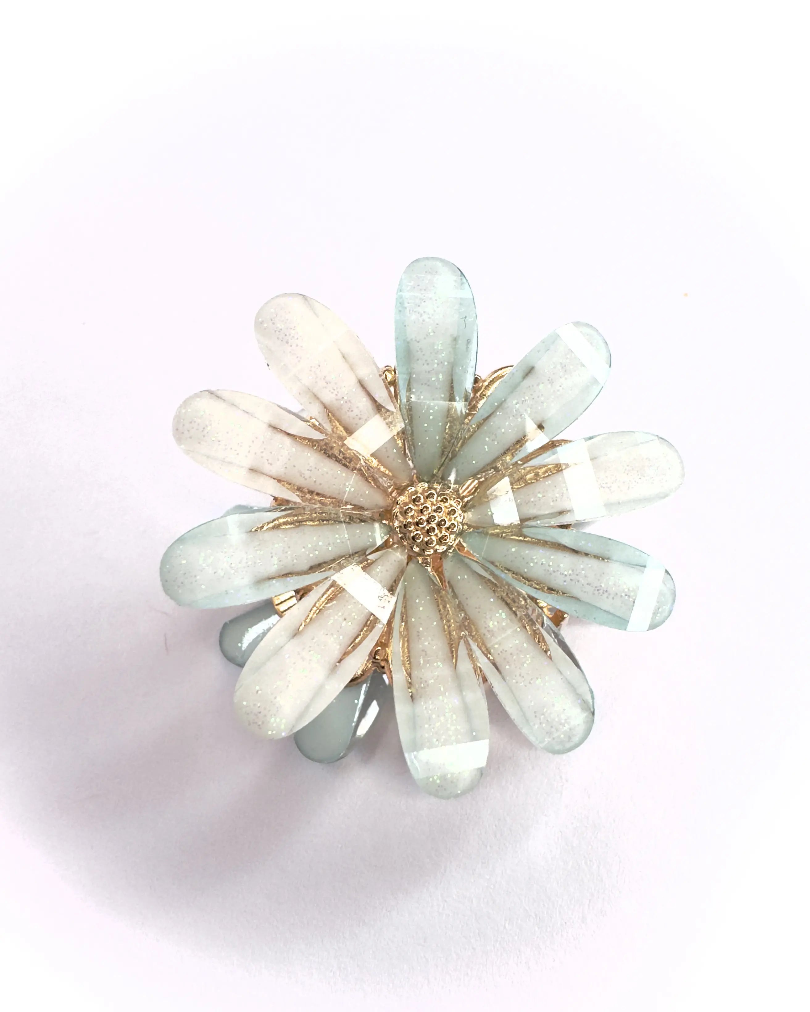 Pinza fiore per capelli media