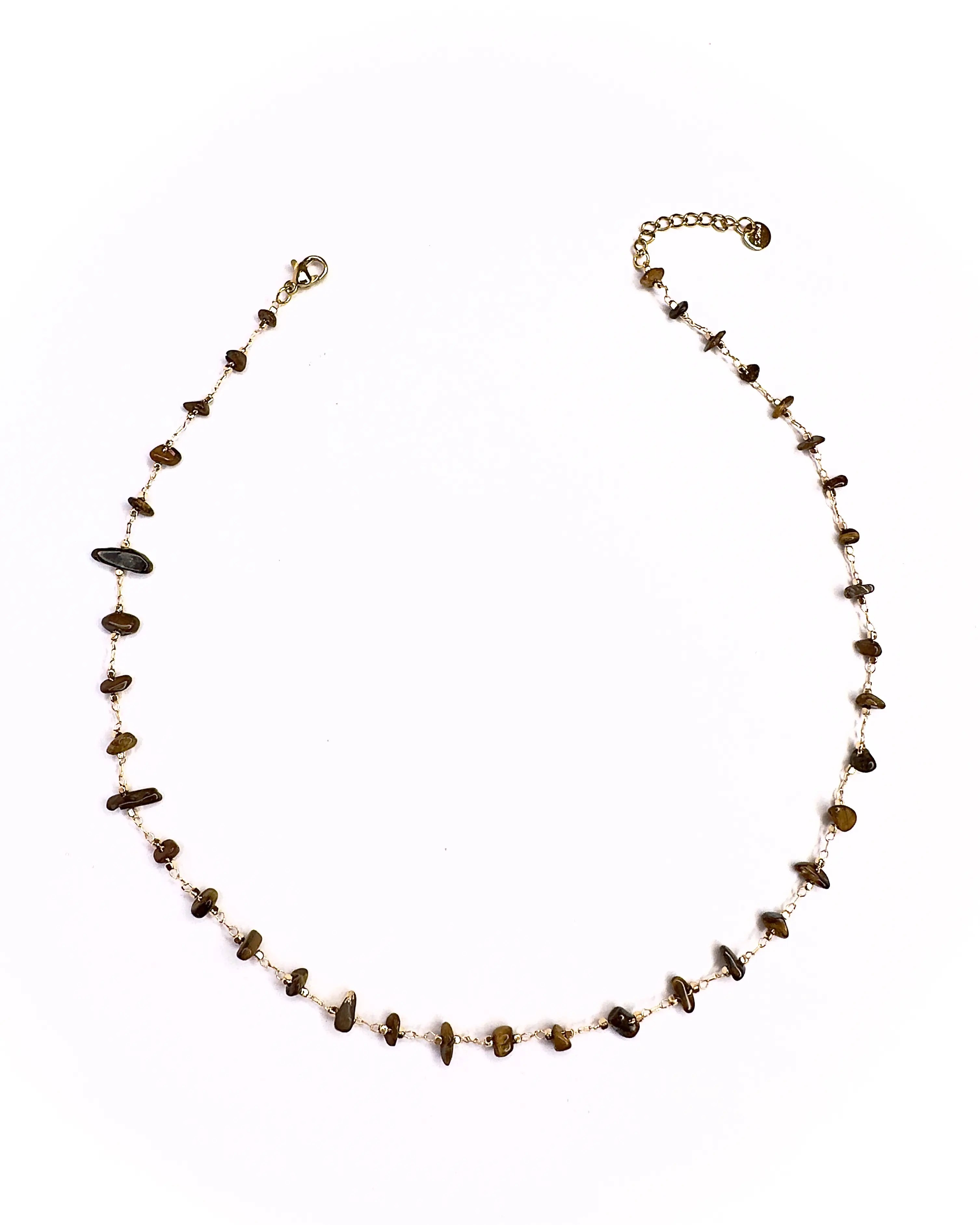 Collana girocollo pietrine chips