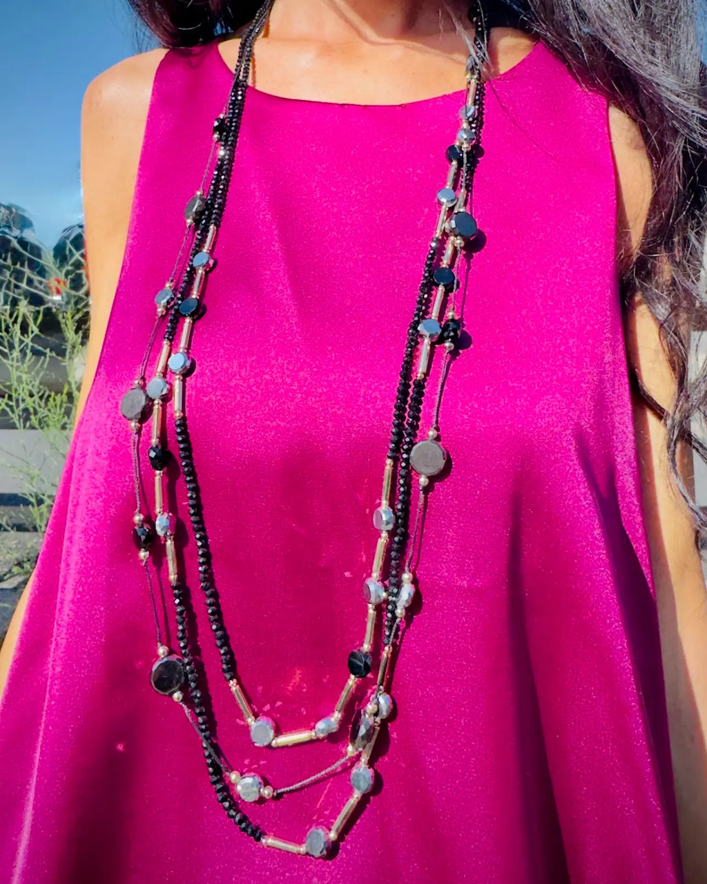 Collana multifilo Rapsodia