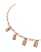 Collana Rettangoli charms Rose’