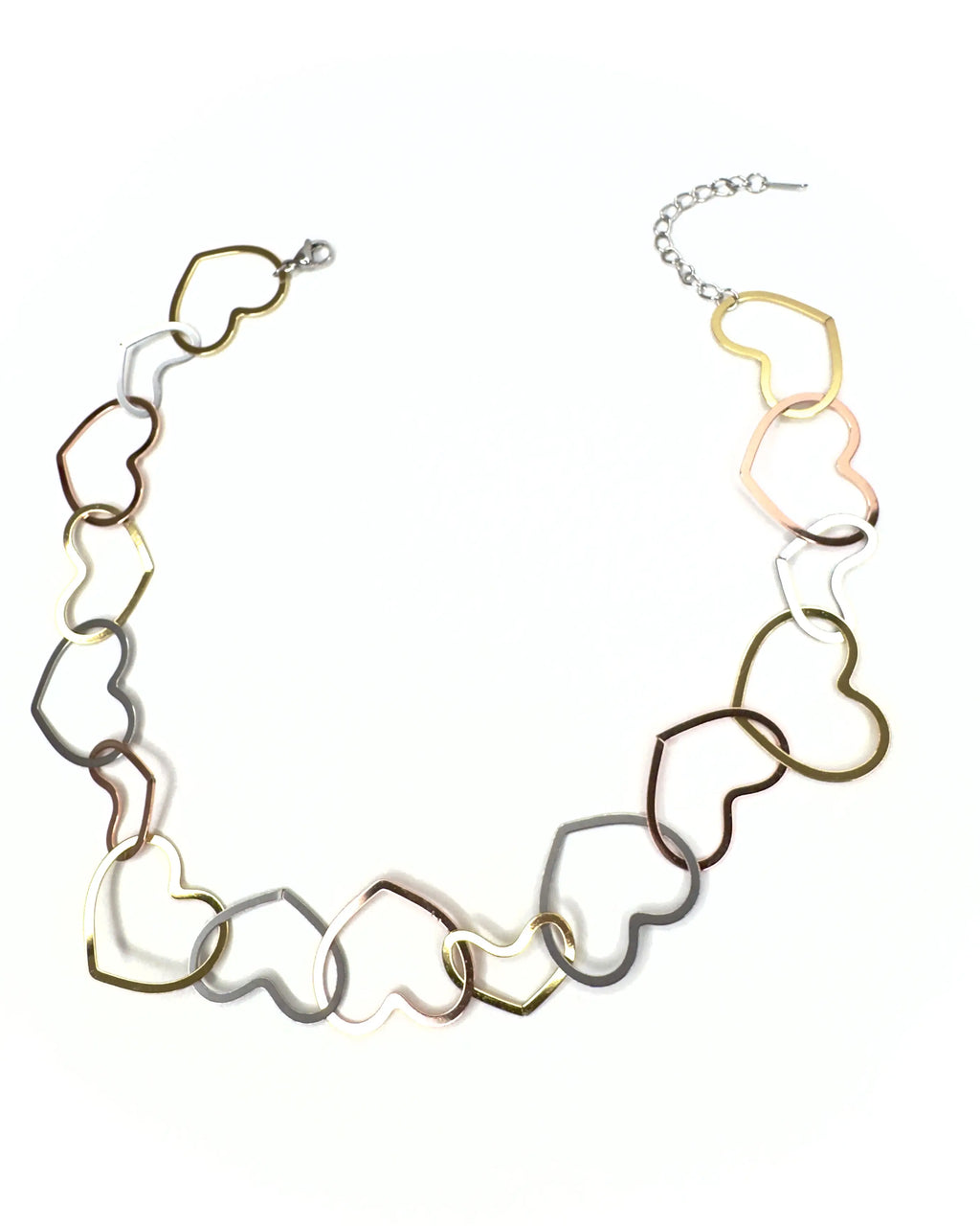 Collana girocollo Cuori mixed