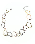 Collana girocollo Cuori mixed