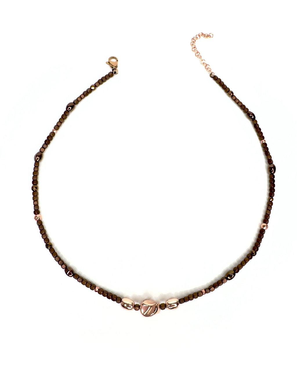 Collana Ematite Rosé