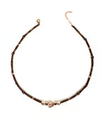 Collana Ematite Rosé