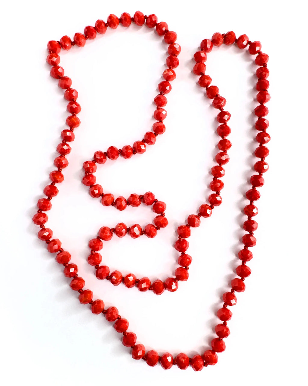 Collana lunga in vetro Cristallo