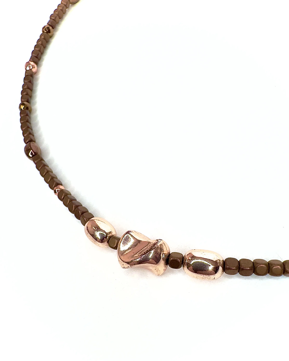 Collana Ematite Rosé