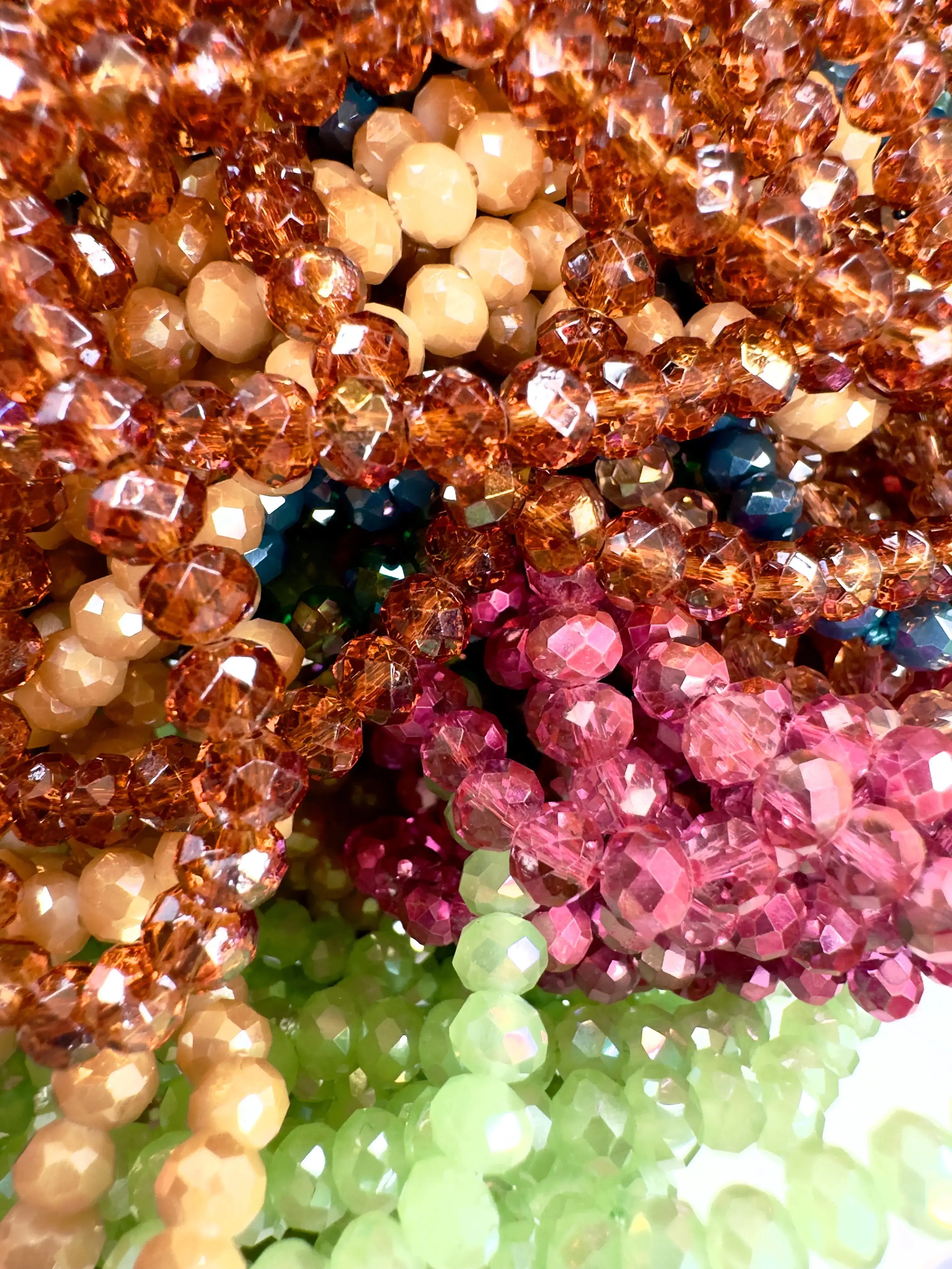 Collana Lunga in vetro cristallo Pure