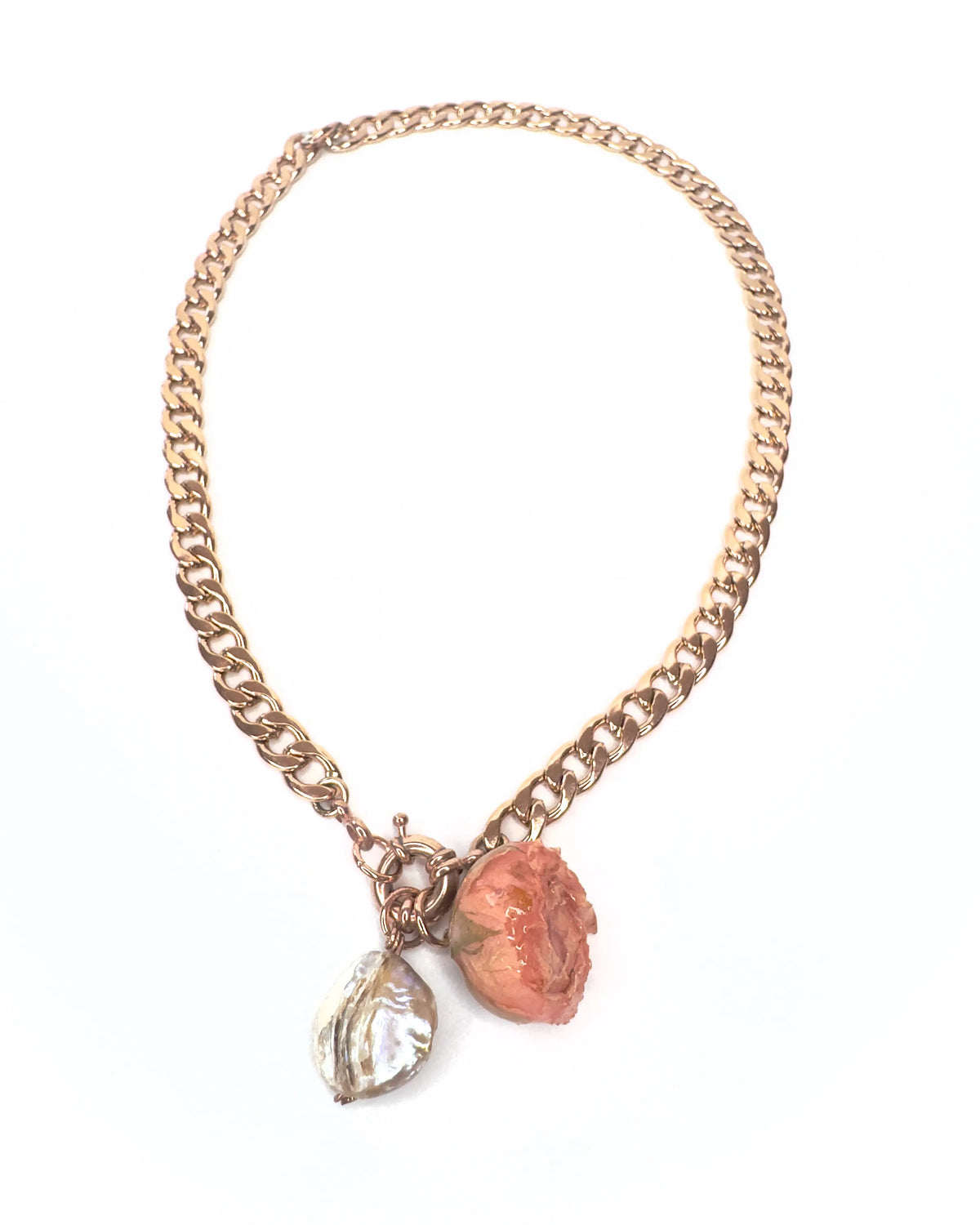 Collana rosa Eterna Botanic 1