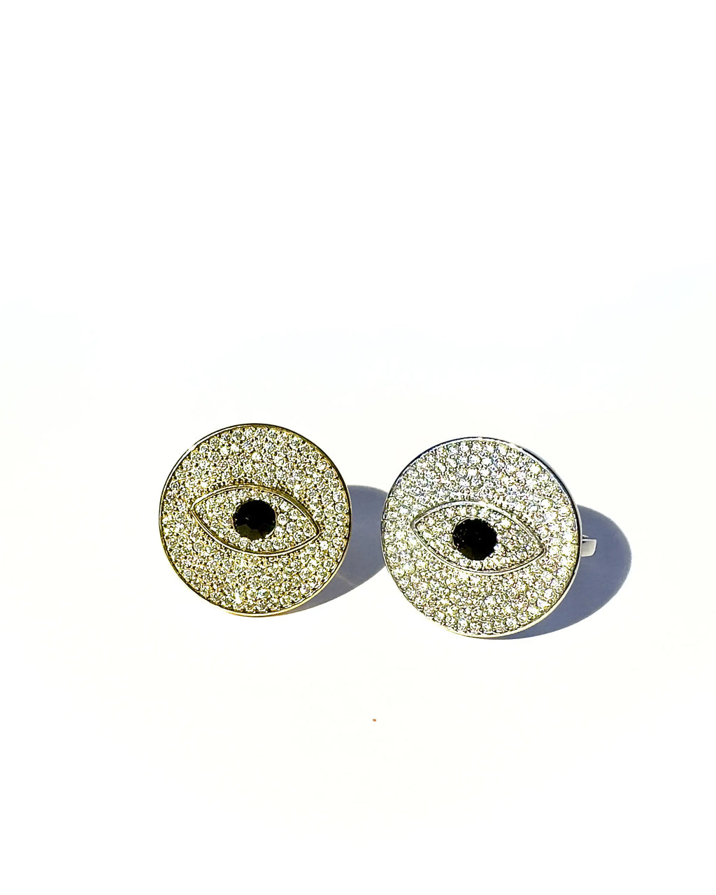 Anello Strass occhio portafortuna