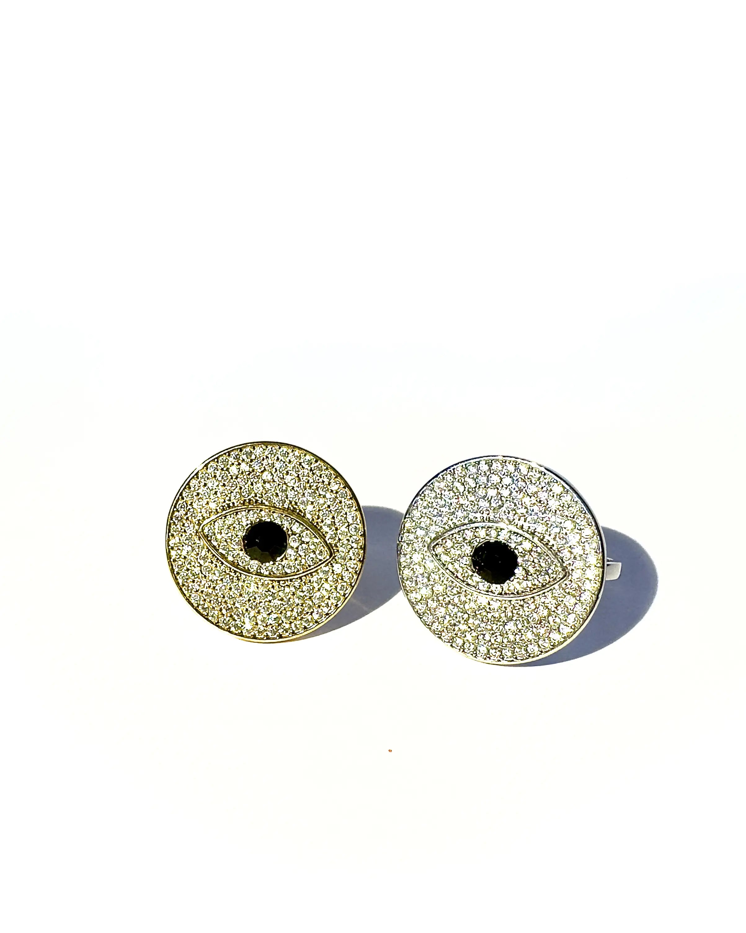 Anello Strass occhio portafortuna