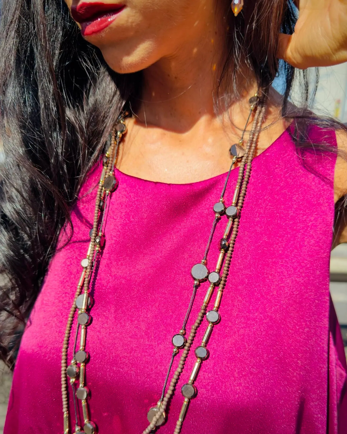 Collana multifilo Rapsodia