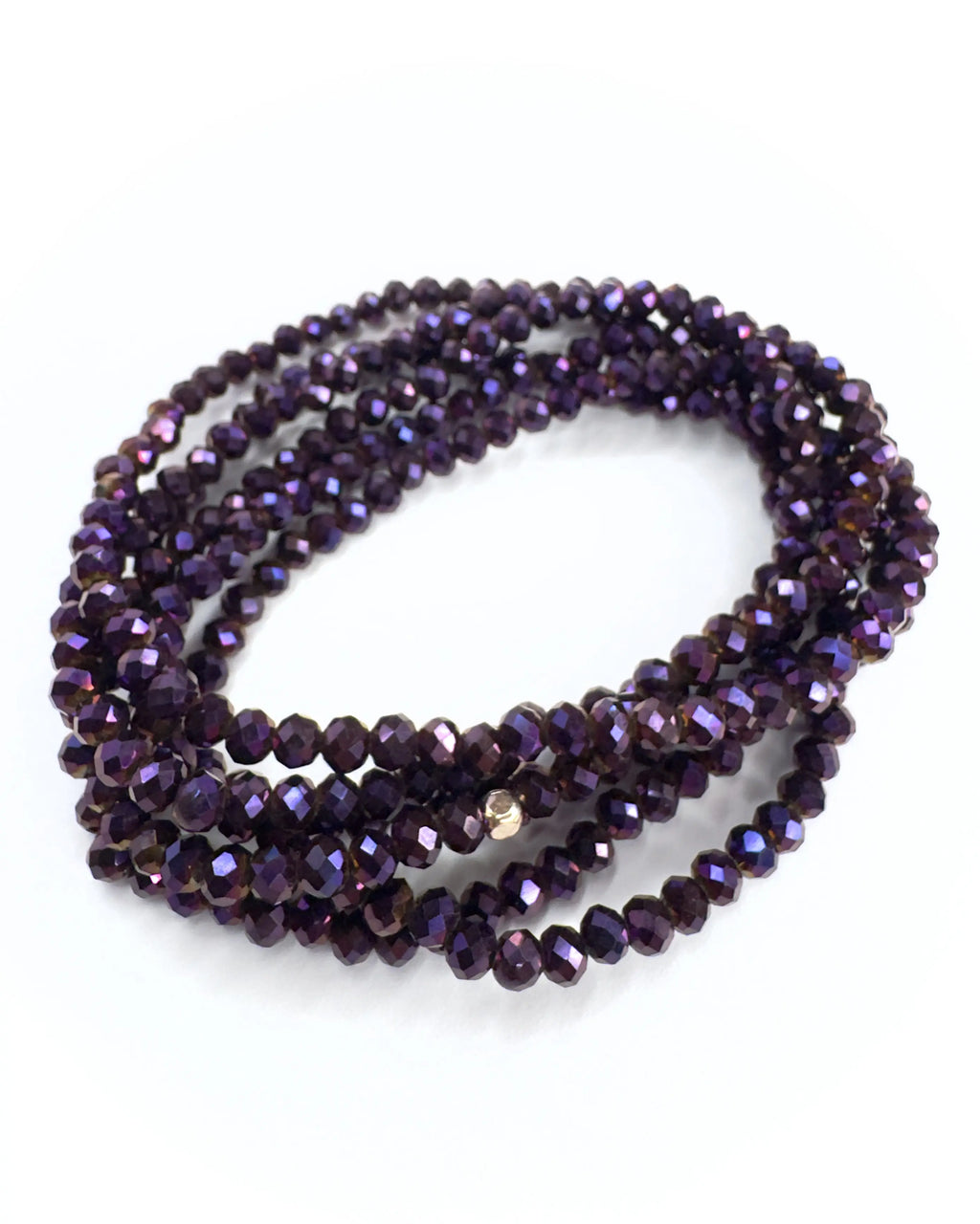 Collana lunga in vetro cristallo Essential