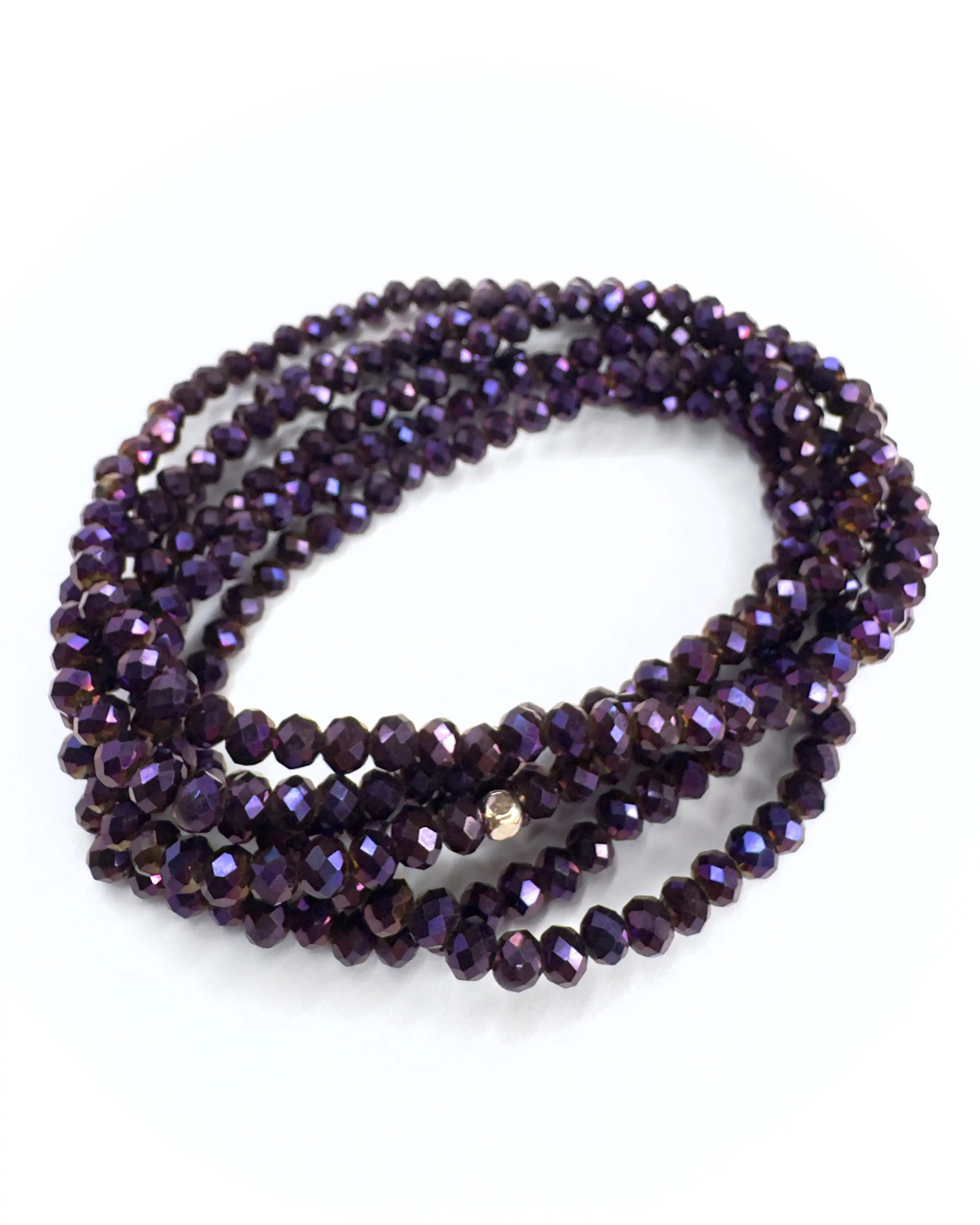 Collana lunga in vetro cristallo Essential