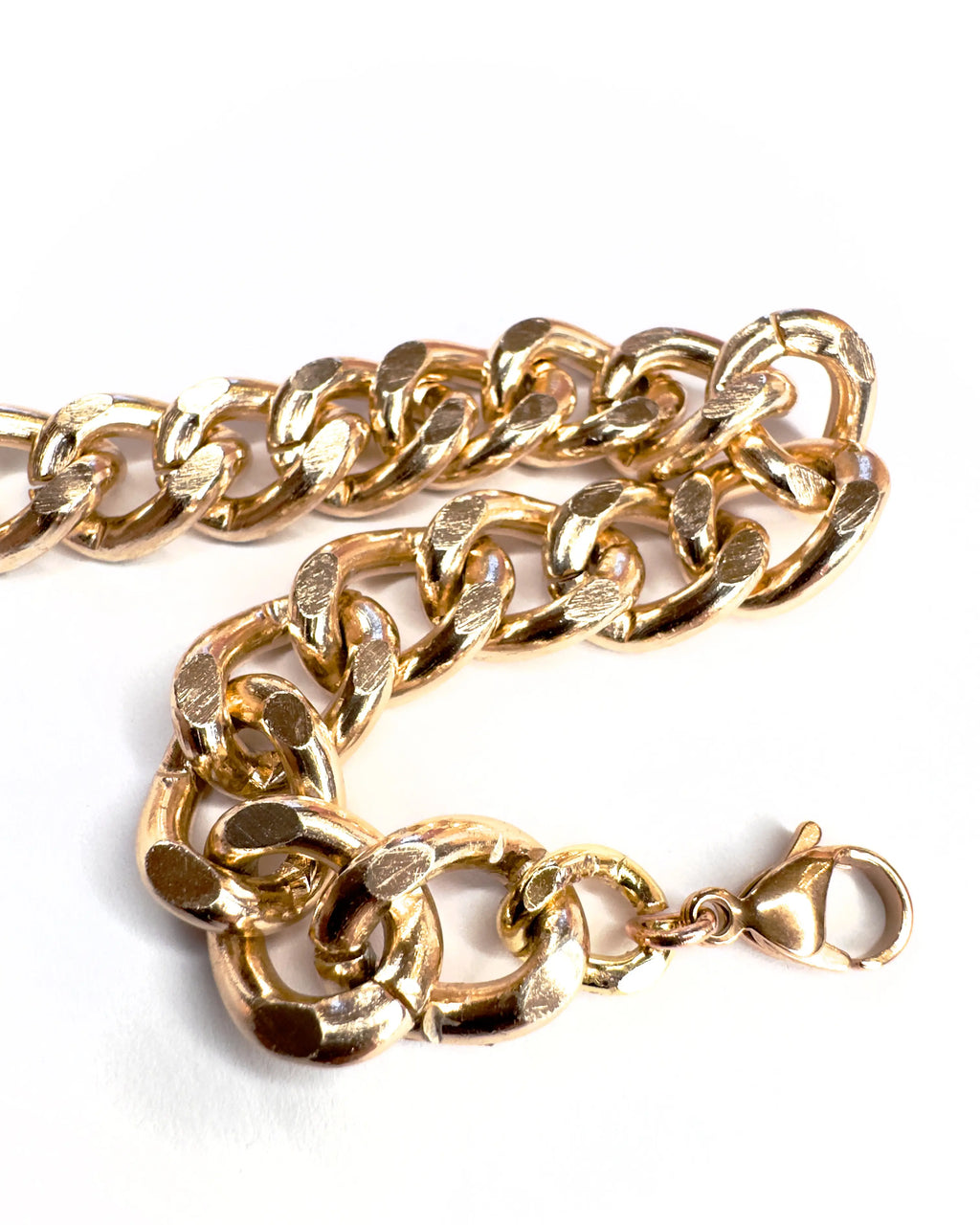 Bracciale catena rosato