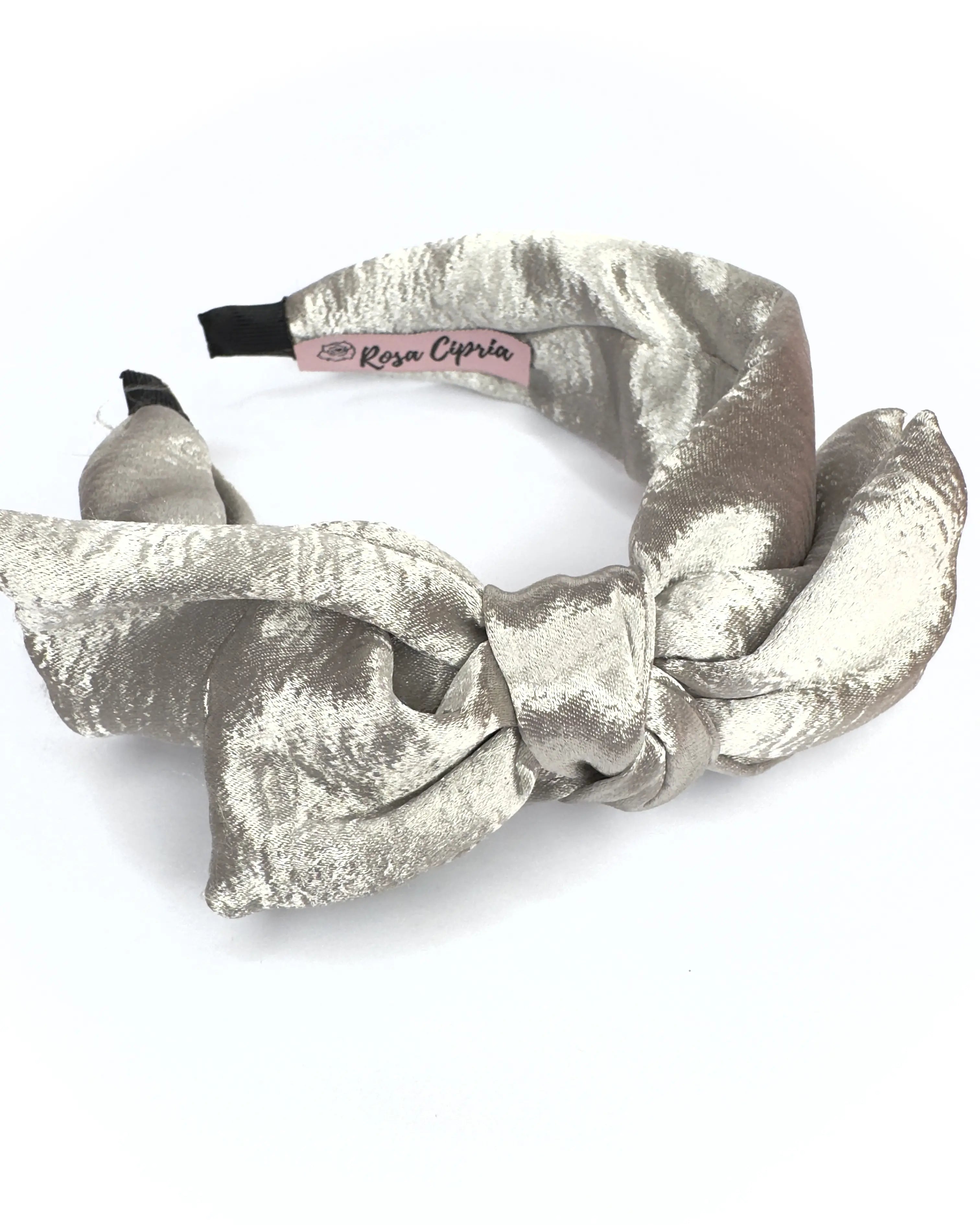 Cerchietto con fiocco modellabile