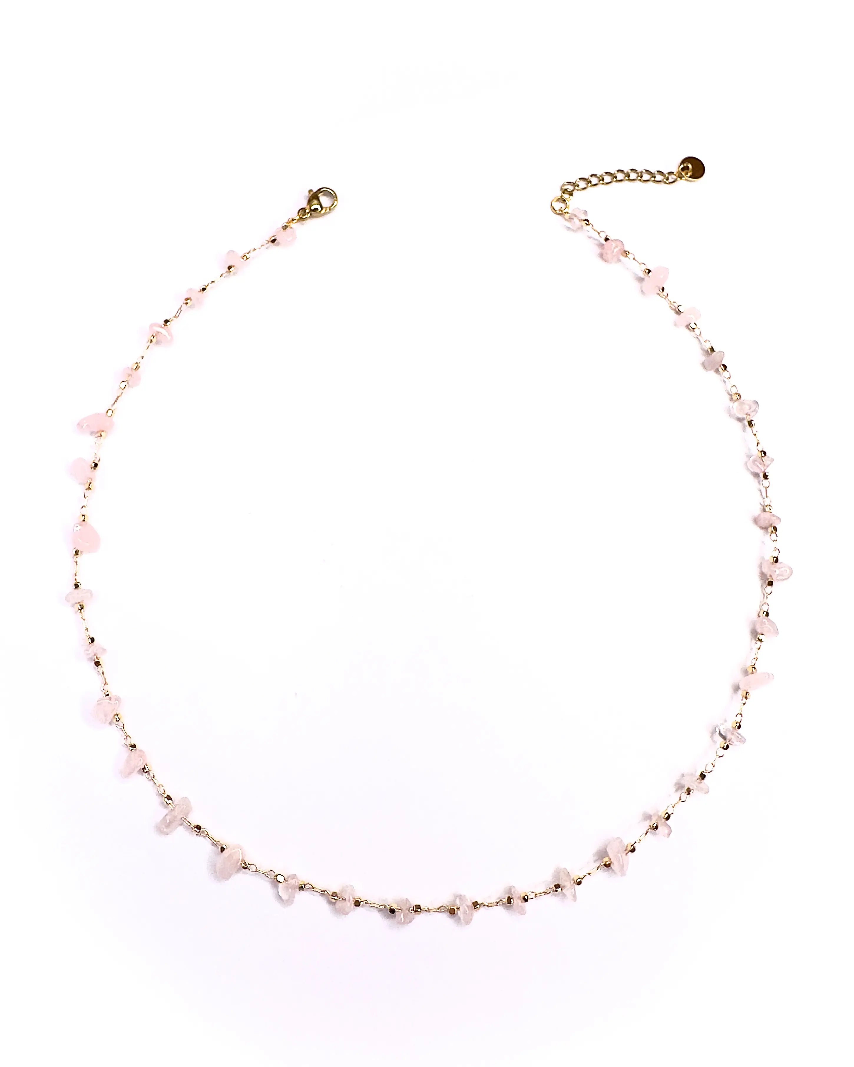 Collana girocollo pietrine chips