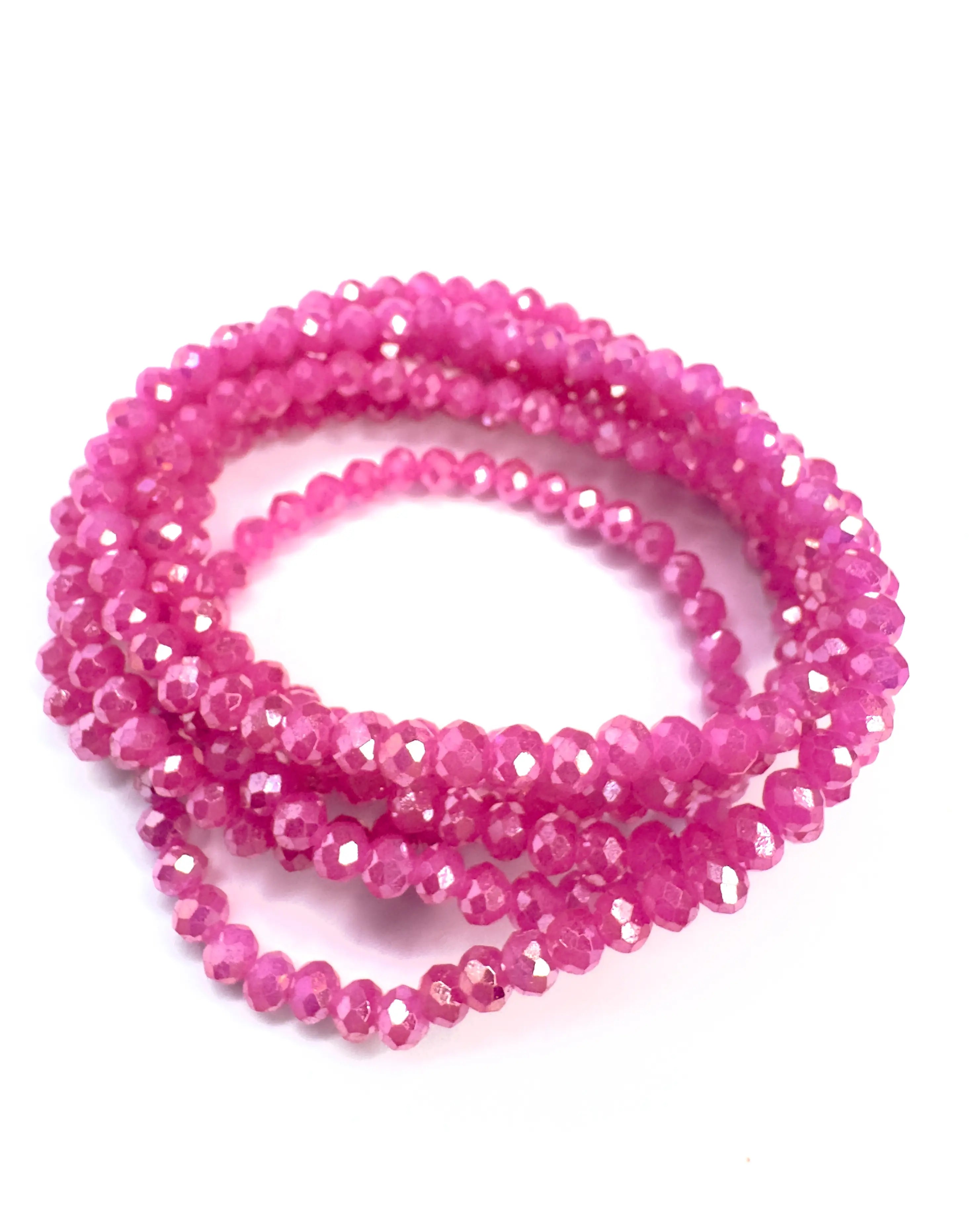 Collana lunga in vetro cristallo Essential