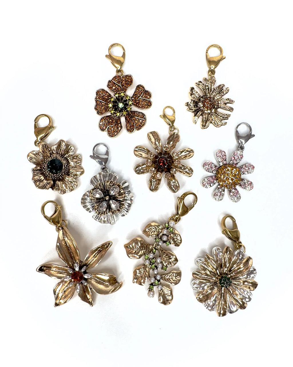 Charm fiore 3D Organic