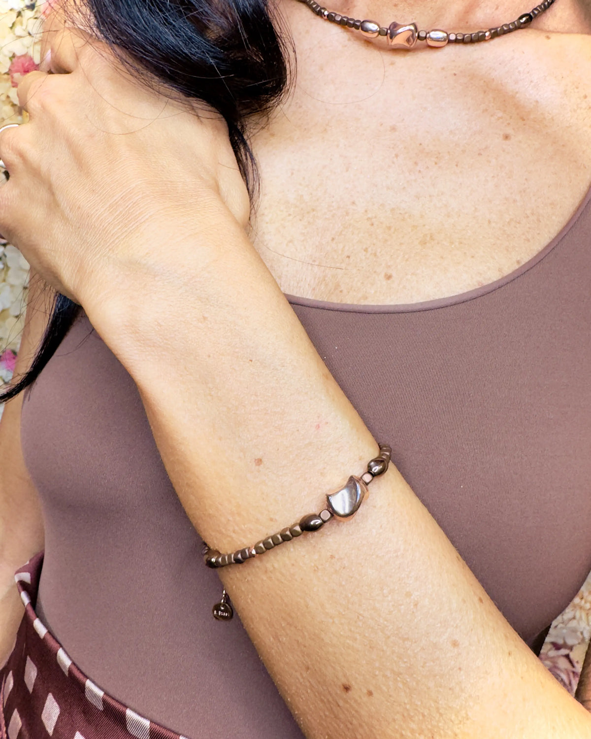 Bracciale Ematite Rosé