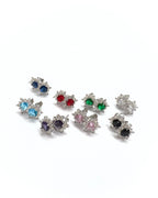 Orecchini a lobo Kate pietre silver