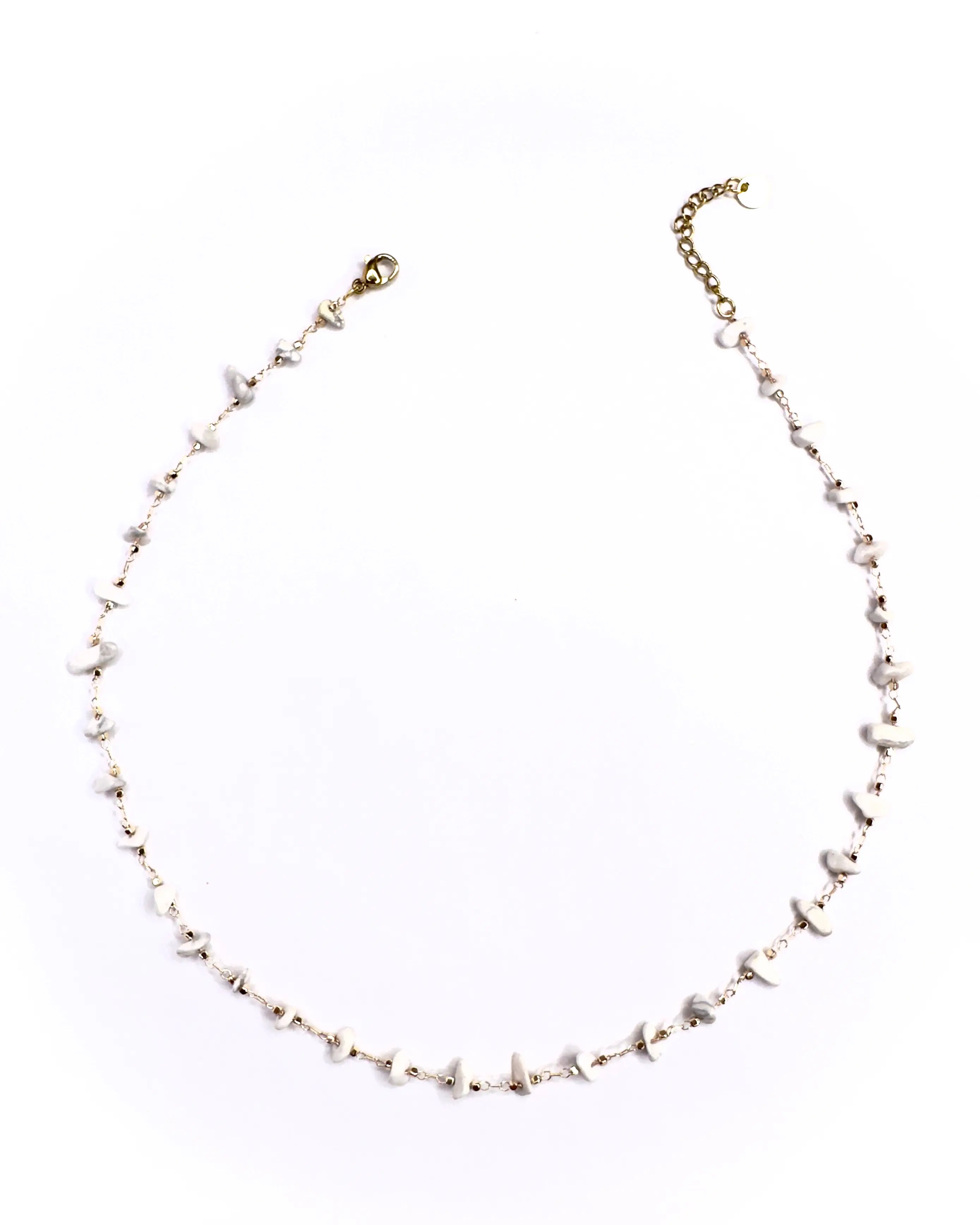 Collana girocollo pietrine chips