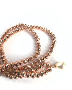 Collana cangiante con perla