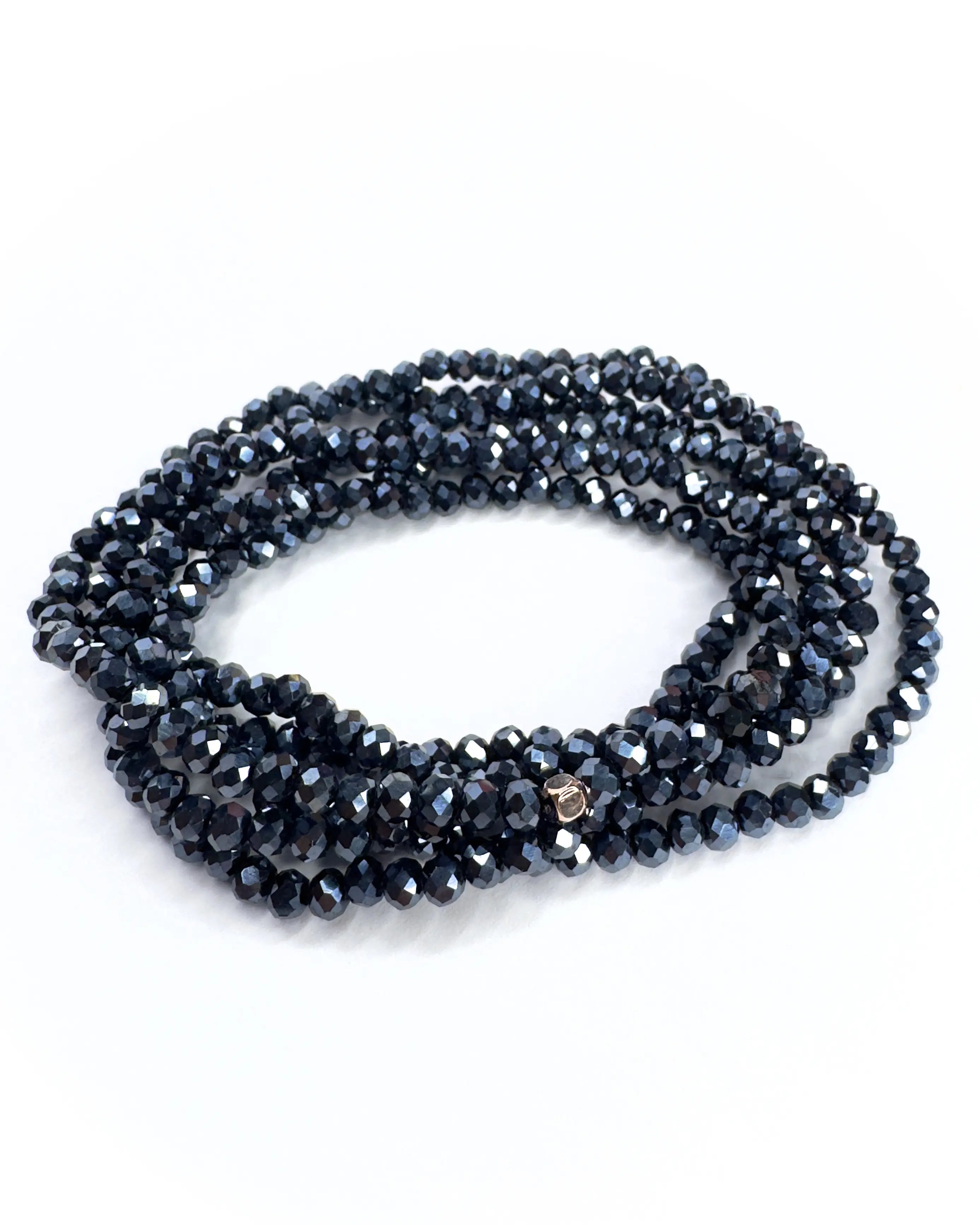 Collana lunga in vetro cristallo Essential