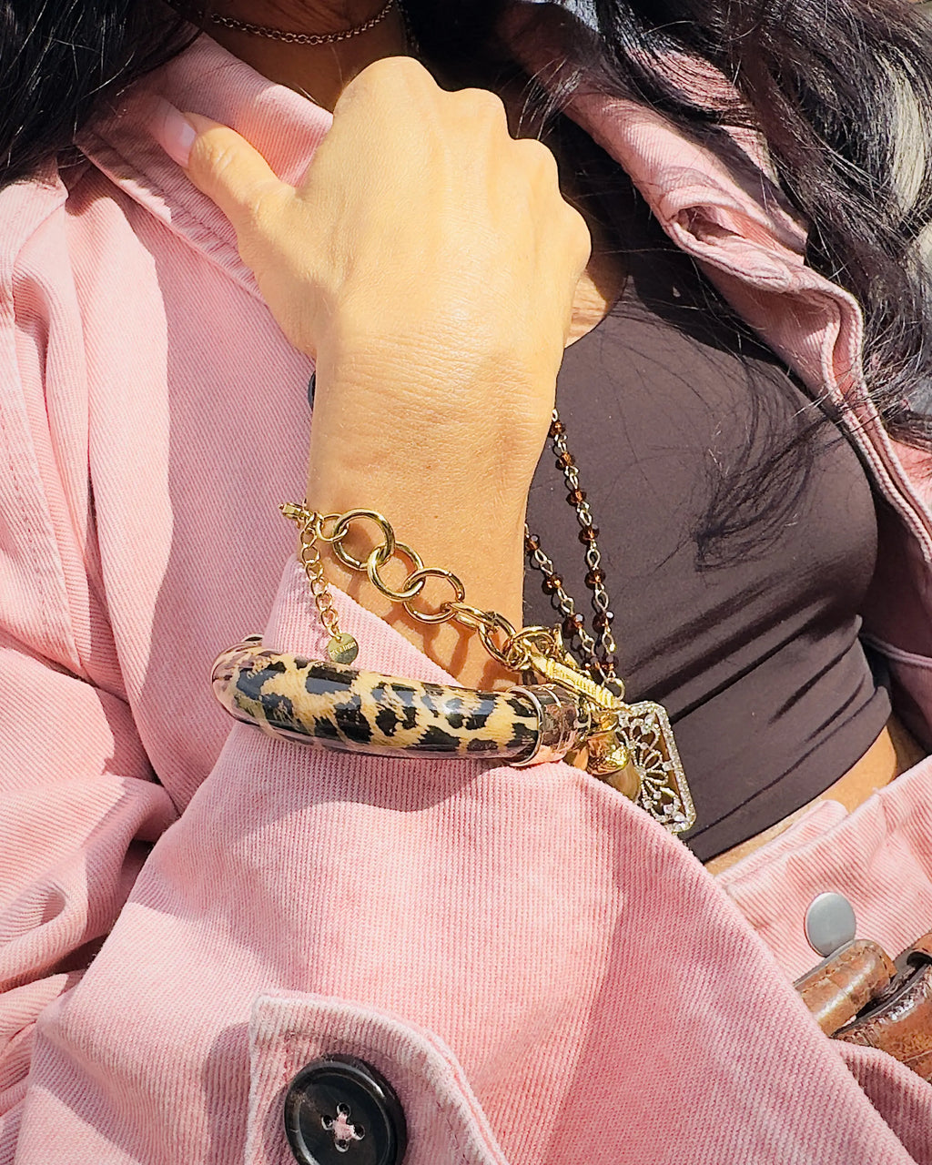 Bracciale leopardato Jasmine