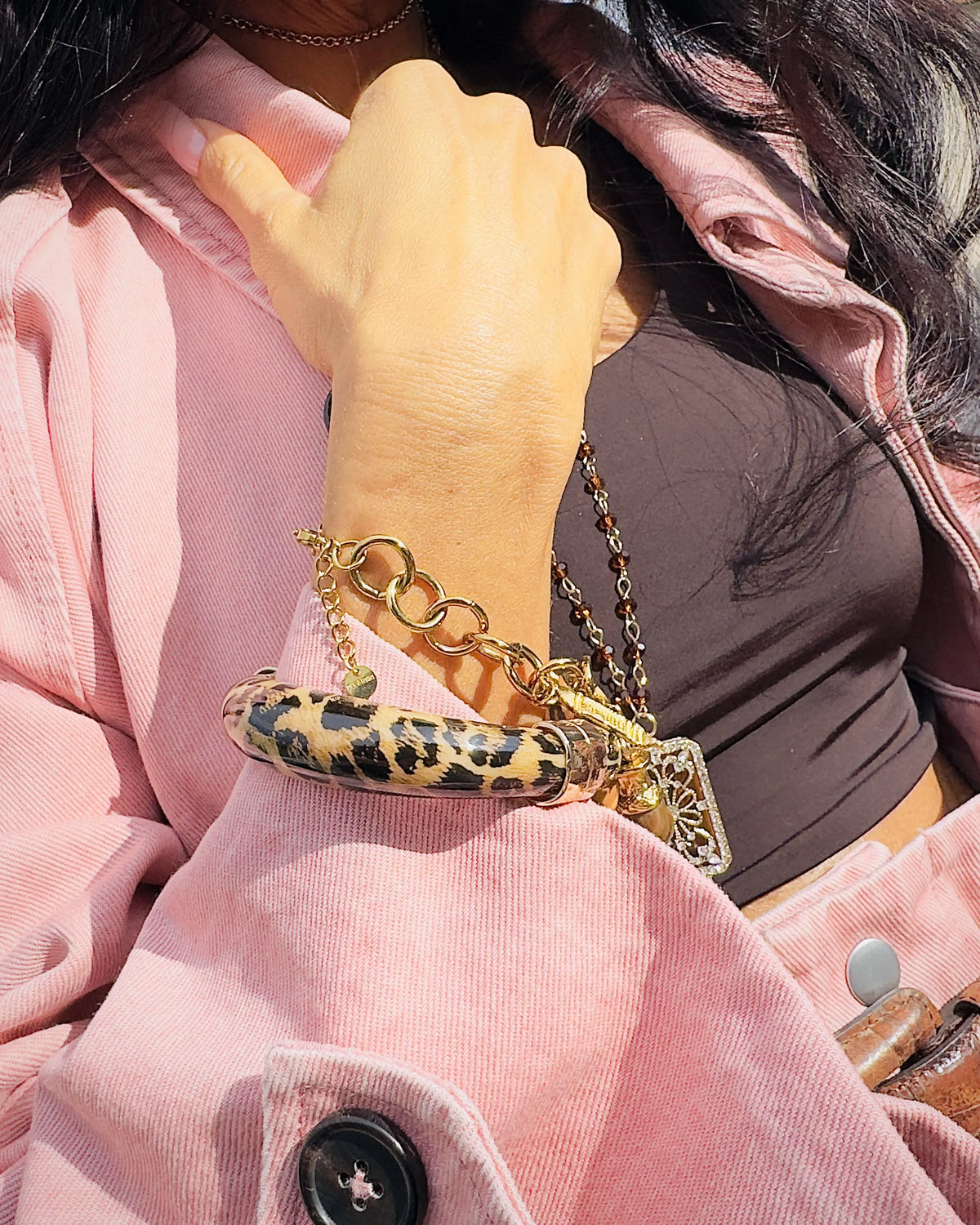 Bracciale leopardato Jasmine