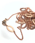 Collana lunga Ovalissima Rosé
