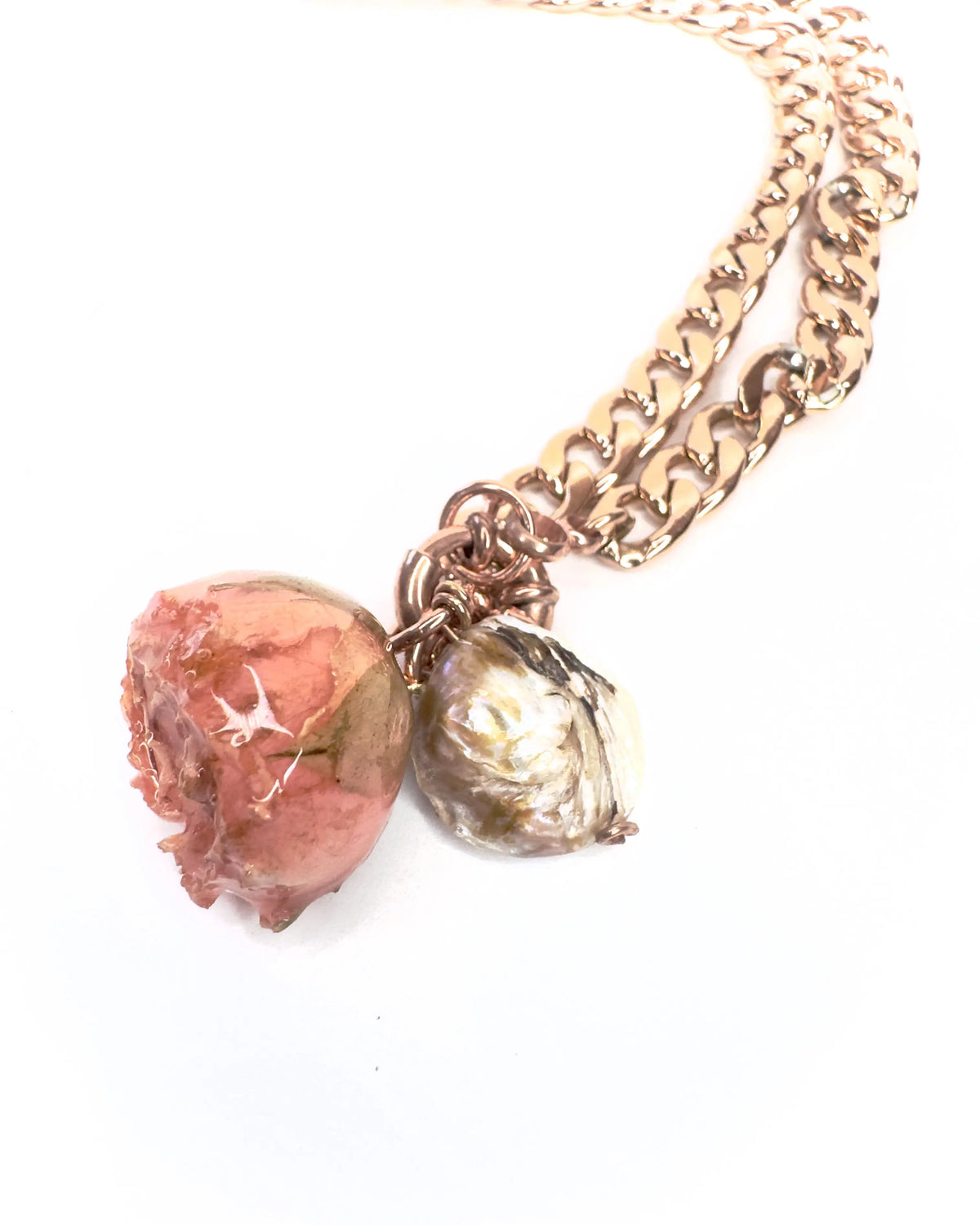 Collana rosa Eterna Botanic 1