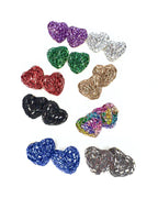 Orecchini cuore baguette strass