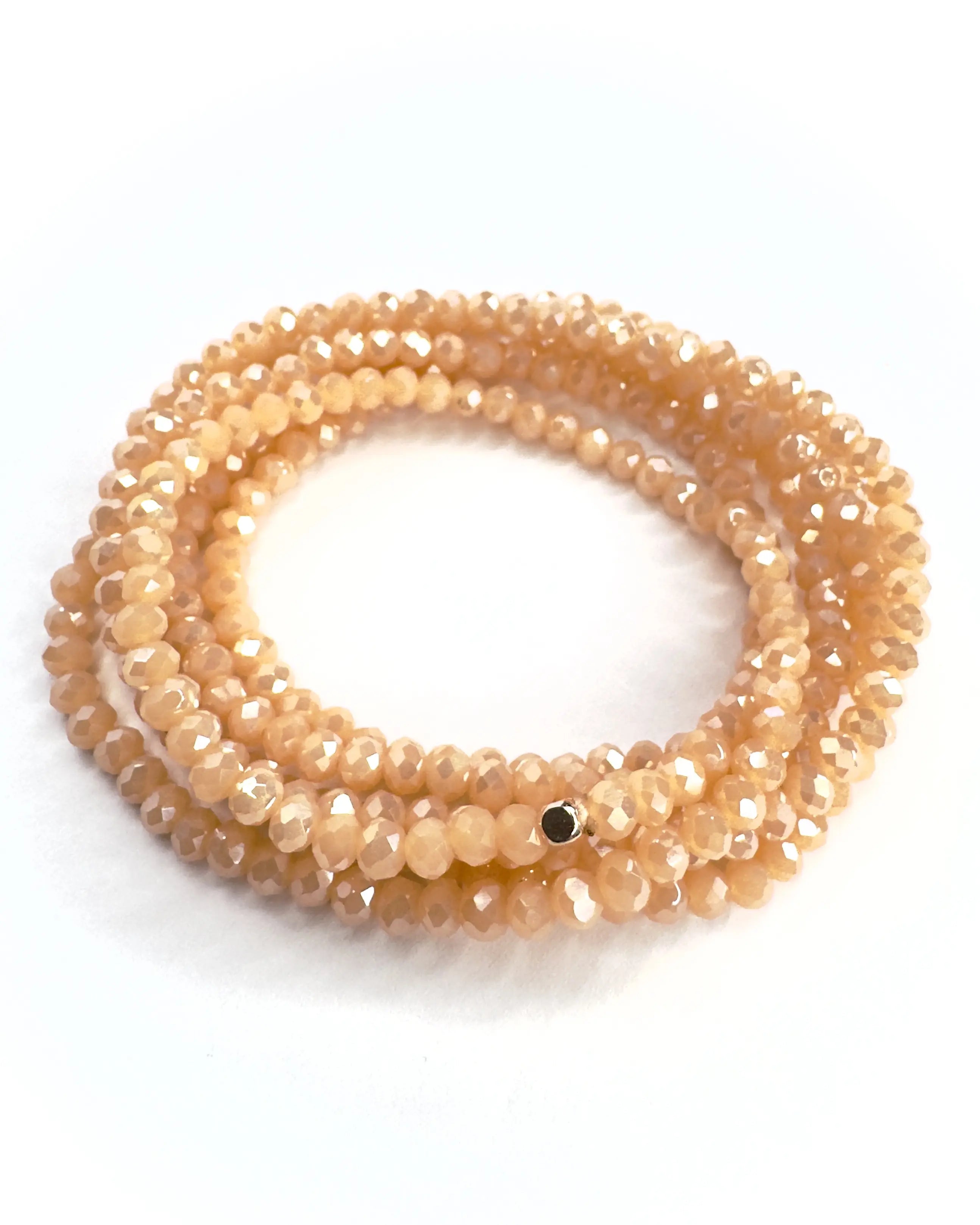 Collana lunga in vetro cristallo Essential