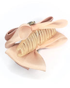 Pinza fiocco raso rosa