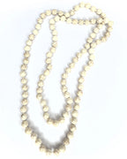 Collana lunga avorio in aulite