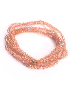 Collana lunga in vetro cristallo Essential