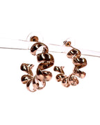 Orecchini cerchio midi Fusillo Rose’
