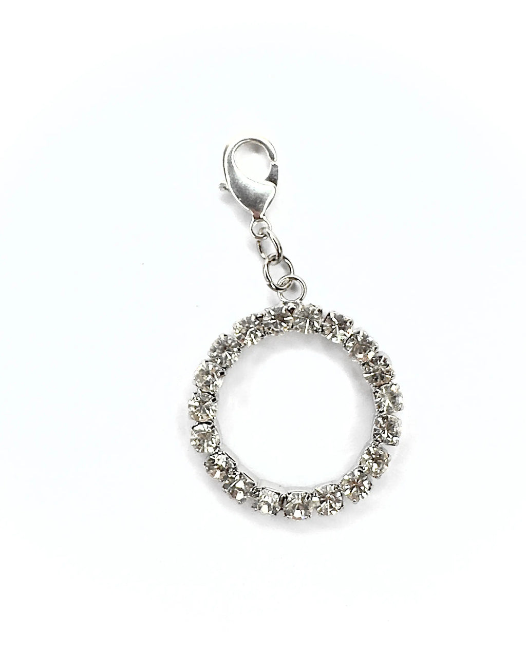 Ciondolo cerchio strass