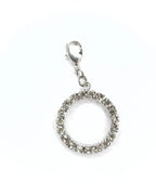 Ciondolo cerchio strass